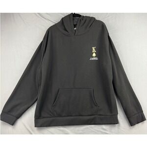 RGSTR Hoodie Mens 3XL King of Spades Skeleton Graphic Black Pullover Good